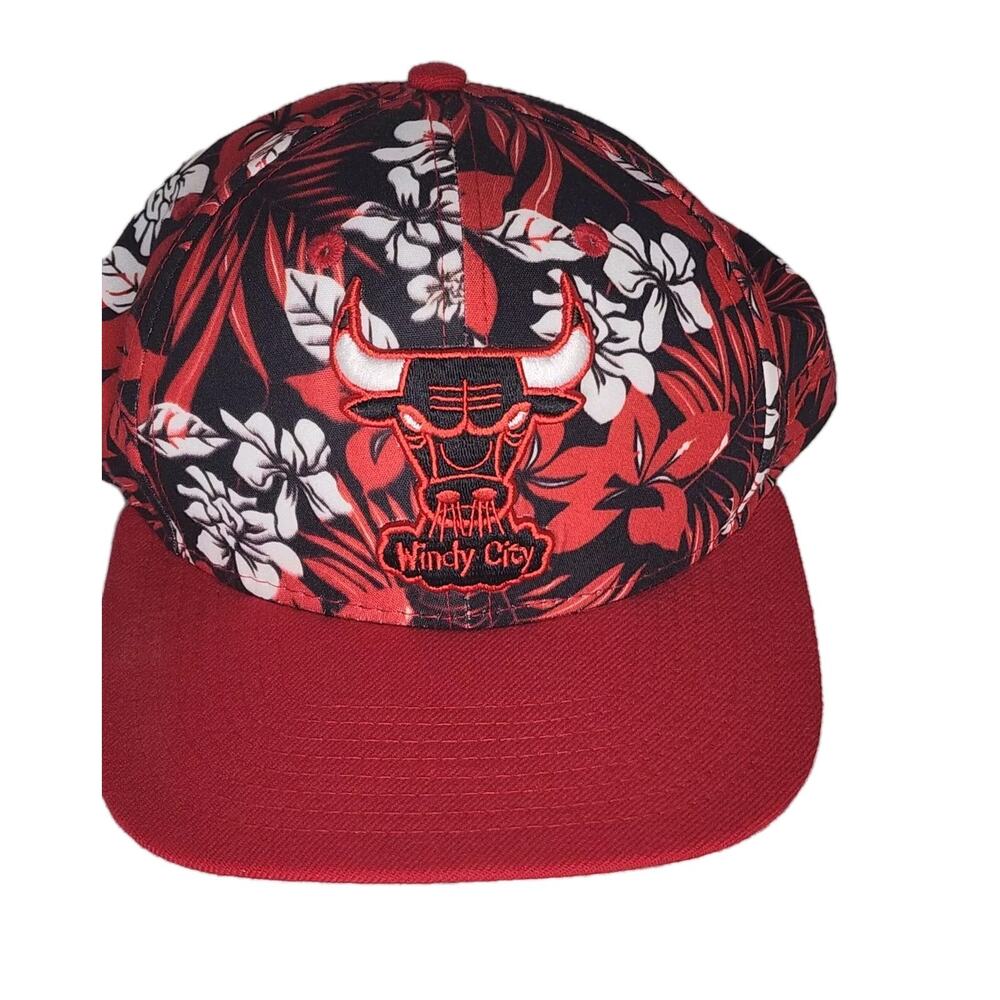 Chicago Bulls Windy City New Era 9Fifty Ballcap Adjustable Floral Snapback Hat